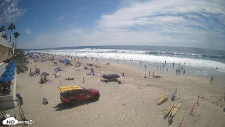 17th St. Del Mar Beach - 4K SW Live Webcam - Aug 15, 2026, 2:50pm PDT