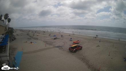 17th St. Del Mar Beach - 4K SW Live Webcam - May 16, 2026, 2:57pm PDT