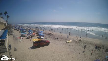 17th St. Del Mar Beach - 4K SW Live Webcam - Aug 1, 2026, 3:27pm PDT