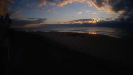 17th St. Del Mar Beach - 4K SW Live Webcam - Dec 23, 2025, 4:36pm PST