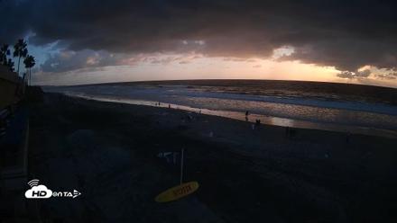 17th St. Del Mar Beach - 4K SW Live Webcam - Oct 12, 2026, 6:07pm PDT