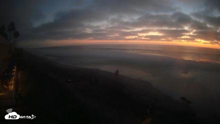 17th St. Del Mar Beach - 4K SW Live Webcam - Oct 9, 2026, 6:48pm PDT