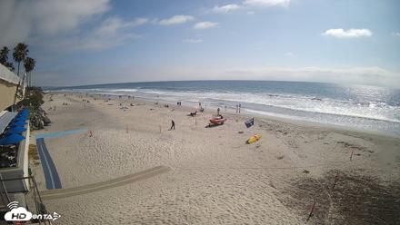 17th St. Del Mar Beach - 4K SW Live Webcam - May 8, 2026, 4:06pm PDT