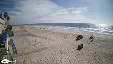 17th St. Del Mar Beach - 4K SW Live Webcam - Apr 29, 2026, 4:16pm PDT