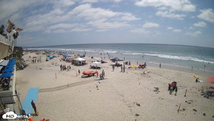 17th St. Del Mar Beach - 4K SW Live Webcam - May 23, 2026, 2:44pm PDT
