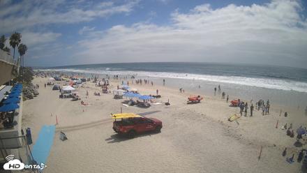 17th St. Del Mar Beach - 4K SW Live Webcam - Jun 28, 2026, 2:29pm PDT