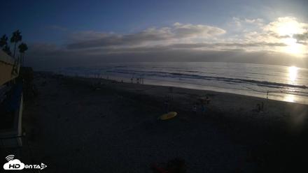 17th St. Del Mar Beach - 4K SW Live Webcam - Sep 12, 2026, 6:11pm PDT