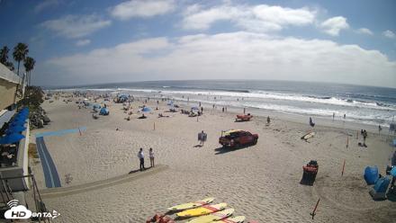 17th St. Del Mar Beach - 4K SW Live Webcam - May 9, 2026, 3:29pm PDT