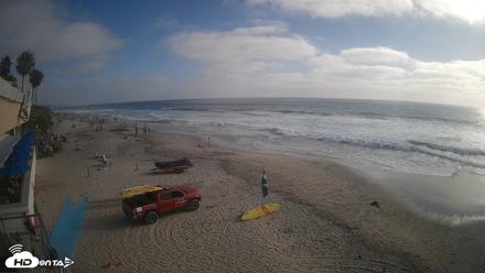 17th St. Del Mar Beach - 4K SW Live Webcam - Jun 9, 2026, 5:39pm PDT