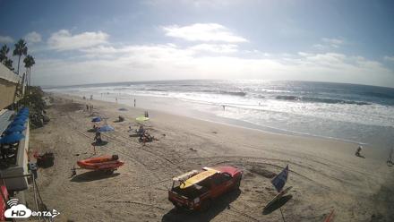 17th St. Del Mar Beach - 4K SW Live Webcam - Sep 29, 2026, 3:08pm PDT