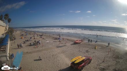 17th St. Del Mar Beach - 4K SW Live Webcam - Jun 20, 2026, 5:42pm PDT