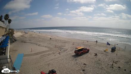17th St. Del Mar Beach - 4K SW Live Webcam - May 21, 2026, 3:42pm PDT