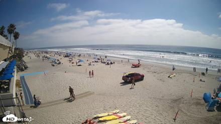 17th St. Del Mar Beach - 4K SW Live Webcam - May 9, 2026, 3:21pm PDT