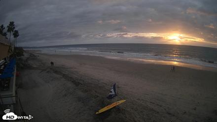 17th St. Del Mar Beach - 4K SW Live Webcam - Oct 29, 2026, 5:44pm PDT