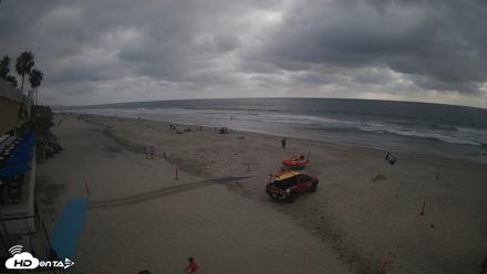 17th St. Del Mar Beach - 4K SW Live Webcam - May 16, 2026, 5:13pm PDT