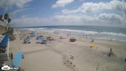 17th St. Del Mar Beach - 4K SW Live Webcam - Jun 30, 2026, 3:00pm PDT