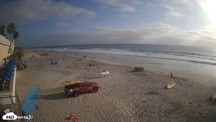 17th St. Del Mar Beach - 4K SW Live Webcam - Jun 4, 2026, 6:15pm PDT