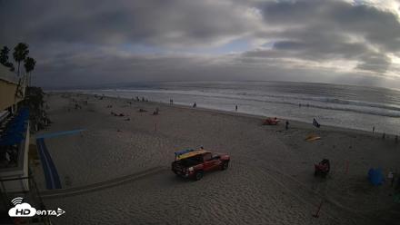 17th St. Del Mar Beach - 4K SW Live Webcam - May 9, 2026, 6:19pm PDT
