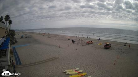 17th St. Del Mar Beach - 4K SW Live Webcam - May 3, 2026, 4:27pm PDT