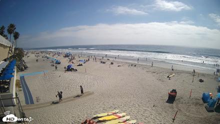 17th St. Del Mar Beach - 4K SW Live Webcam - May 9, 2026, 3:49pm PDT
