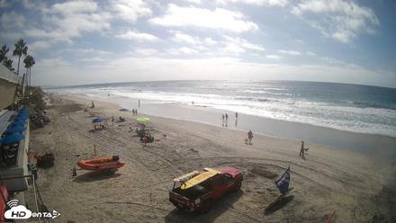 17th St. Del Mar Beach - 4K SW Live Webcam - Sep 29, 2026, 2:52pm PDT