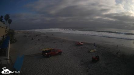 17th St. Del Mar Beach - 4K SW Live Webcam - Jun 5, 2026, 6:27pm PDT