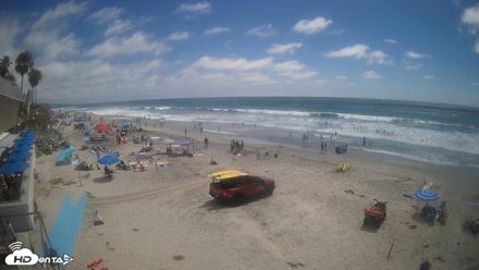 17th St. Del Mar Beach - 4K SW Live Webcam - Jun 19, 2026, 2:51pm PDT