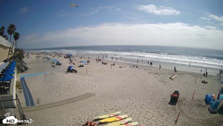 17th St. Del Mar Beach - 4K SW Live Webcam - May 9, 2026, 3:47pm PDT