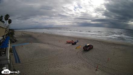 17th St. Del Mar Beach - 4K SW Live Webcam - Apr 12, 2026, 4:39pm PDT