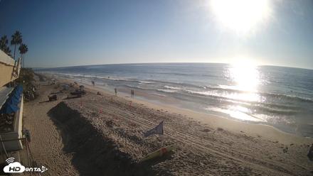 17th St. Del Mar Beach - 4K SW Live Webcam - Oct 5, 2026, 4:40pm PDT