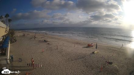17th St. Del Mar Beach - 4K SW Live Webcam - Aug 12, 2026, 6:21pm PDT