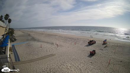 17th St. Del Mar Beach - 4K SW Live Webcam - Apr 29, 2026, 4:47pm PDT