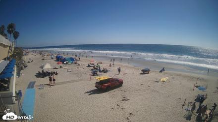 17th St. Del Mar Beach - 4K SW Live Webcam - Jul 2, 2026, 4:08pm PDT