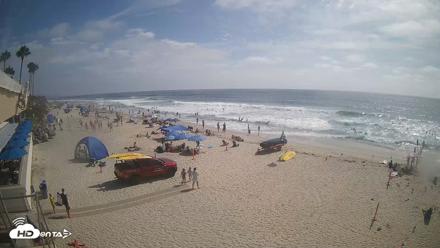 17th St. Del Mar Beach - 4K SW Live Webcam - Jul 24, 2026, 4:02pm PDT
