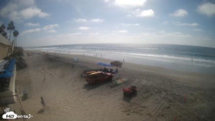 17th St. Del Mar Beach - 4K SW Live Webcam - Sep 25, 2026, 2:54pm PDT