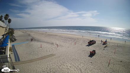 17th St. Del Mar Beach - 4K SW Live Webcam - Apr 29, 2026, 4:13pm PDT