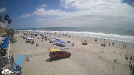 17th St. Del Mar Beach - 4K SW Live Webcam - Jun 28, 2026, 2:52pm PDT