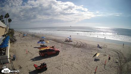 17th St. Del Mar Beach - 4K SW Live Webcam - Sep 9, 2026, 4:09pm PDT
