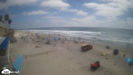 17th St. Del Mar Beach - 4K SW Live Webcam - Jun 10, 2026, 2:49pm PDT
