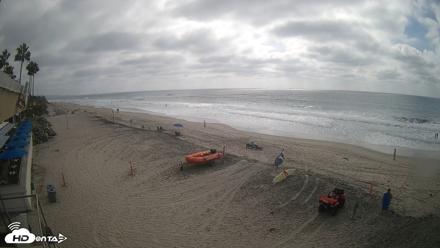17th St. Del Mar Beach - 4K SW Live Webcam - Sep 23, 2026, 3:10pm PDT