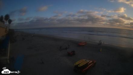17th St. Del Mar Beach - 4K SW Live Webcam - Jun 20, 2026, 7:34pm PDT