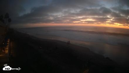 17th St. Del Mar Beach - 4K SW Live Webcam - Oct 9, 2026, 6:48pm PDT