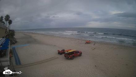 17th St. Del Mar Beach - 4K SW Live Webcam - Apr 25, 2026, 6:27pm PDT