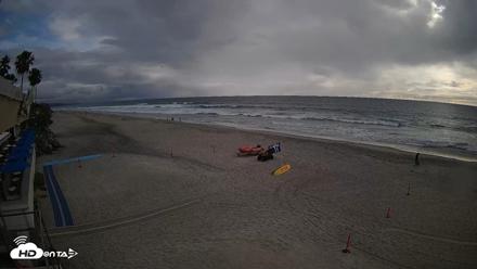 17th St. Del Mar Beach - 4K SW Live Webcam - Apr 12, 2026, 5:38pm PDT