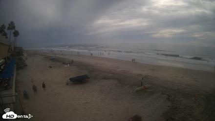 17th St. Del Mar Beach - 4K SW Live Webcam - Sep 27, 2026, 3:37pm PDT