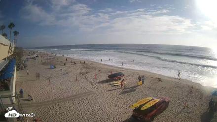 17th St. Del Mar Beach - 4K SW Live Webcam - Jul 24, 2026, 5:52pm PDT