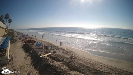 17th St. Del Mar Beach - 4K SW Live Webcam - Oct 2, 2026, 3:40pm PDT
