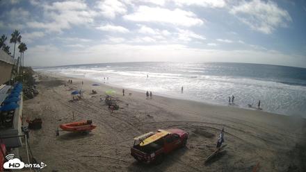 17th St. Del Mar Beach - 4K SW Live Webcam - Sep 29, 2026, 2:51pm PDT