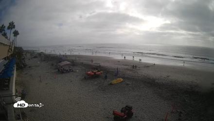 17th St. Del Mar Beach - 4K SW Live Webcam - Sep 12, 2026, 4:26pm PDT