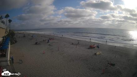 17th St. Del Mar Beach - 4K SW Live Webcam - Aug 12, 2026, 5:47pm PDT